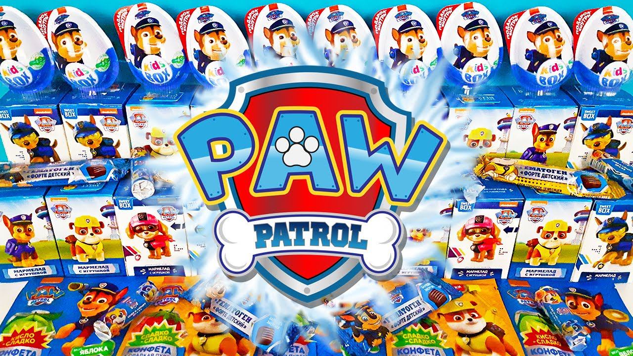 ВЕСЬ ЩЕНЯЧИЙ ПАТРУЛЬ от Конфитрейд! Сюрпризы, игрушки, мультик Paw ...