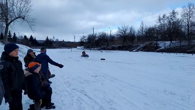 Зимний картинг Минск. смотреть онлайн