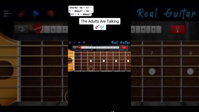 the adults are talking - the strokes (real guitar app)