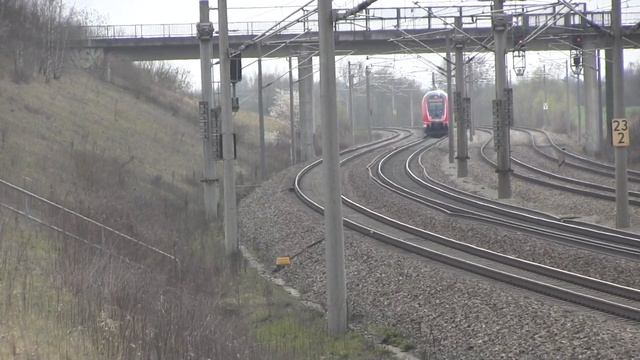 BR 102 Skoda, Bombardier-Twindexx-Kreuzung, München-Nürnberg-Express bei Hebertshausen 09.04.2023 смотреть онлайн