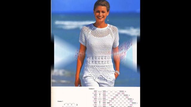 Кофточка Реглан Крючком для Женщины - 2019 / Crochet Japanese Summer Blouse