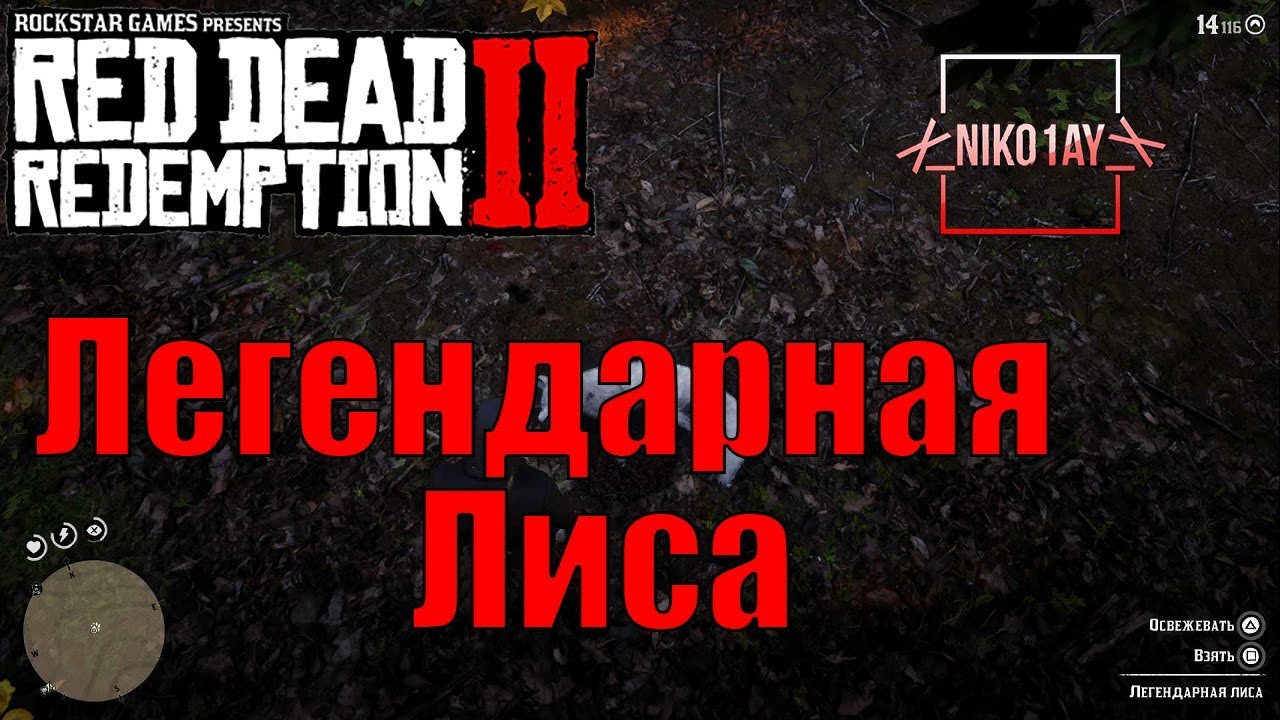 Red Dead Redemption 2 Легендарная Лиса