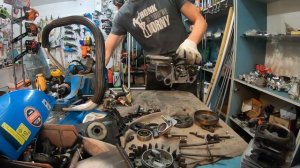 РЕМОНТ КИТАЙСКОЙ БЕНЗОПИЛЫ замена коленвала , ЦПГ РемПрост