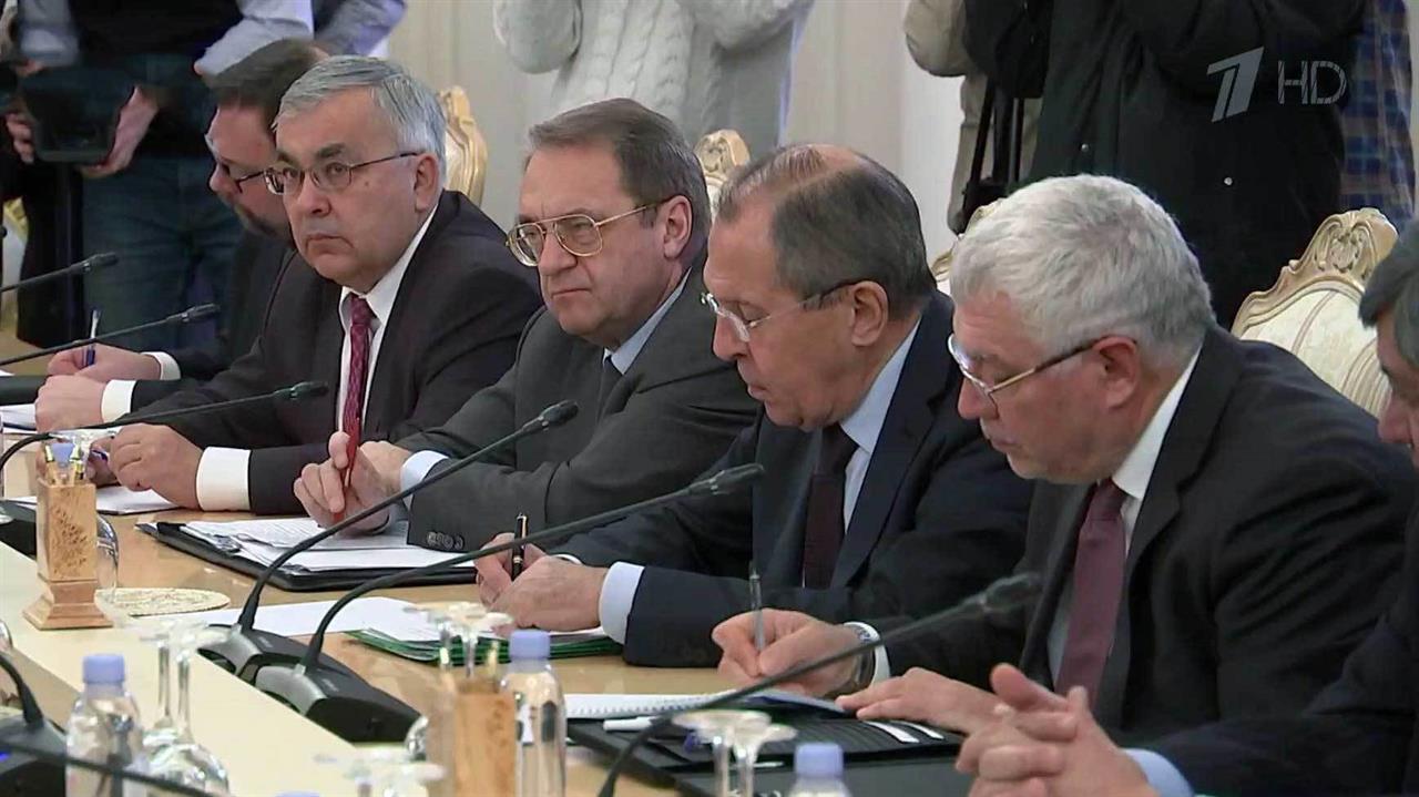 В Москве проходят переговоры глав МИД России, Сирии и Ирака