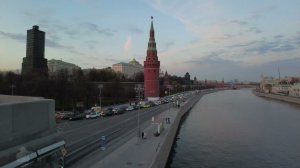 ул.  Софийская набережная и Большой Каменный мост. #russia #moscow #hyperlapse