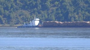 Баржа песка, две баржи леса