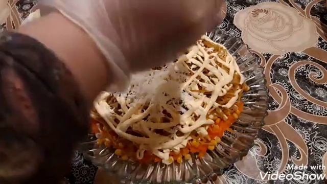 Салат "Подсолнух"