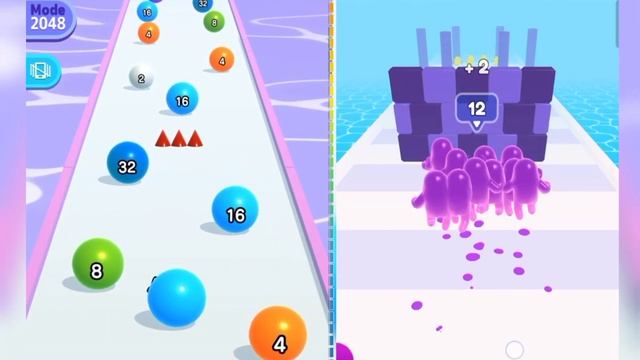 Satisfying Mobile Game / Ball Run 2048 vs Join Blob Clash 3d Gameplay Mobile New Update #3