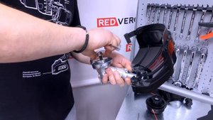 Сборка электрического триммера RedVerg Basic EB1100