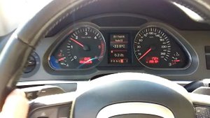 Audi A6 C6 3.0 TDI 0-100 chip разгон