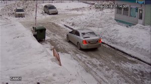 Видеонаблюдение за шлагбаумом. Пример с камеры видеонаблюдения 2Mp AHD.