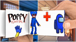 Huggy Wuggy Among Us Poppy Playtime Flipbook Animation