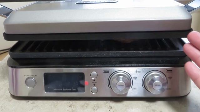 Электрогриль DeLonghi 1030 d. Обзор и жарим говяжий стейк. смотреть онлайн