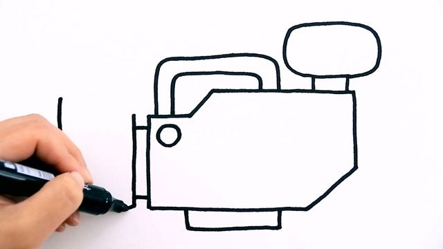ВИДЕОКАМЕРА как нарисовать / Мультик раскраска для детей / Раскрась Ка смотреть онлайн