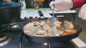 Минтай жареный.Классный и очень быстрый способ пожарить минтай.