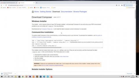 Laravel курс с нуля, база. 0. Первый проект на Laravel. Установка composer