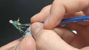 Сборка и покраска миниатюры немецкой кадровой пехоты в масштабе 1/72