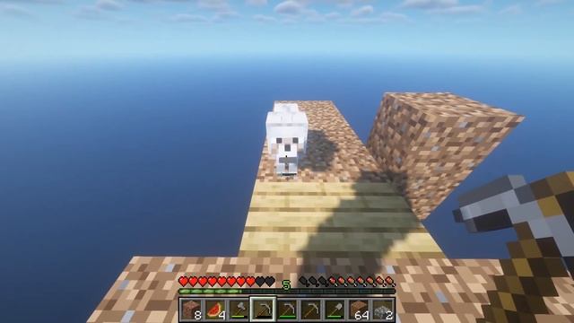 Doing TIMEPASS in ONE BLOCK MINECRAFT SURVIVAL смотреть онлайн