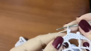 САЛФЕТКА ажурная крючком. 3часть с 25 по 28 ряд. БЛОКИРОВКА салфетки.