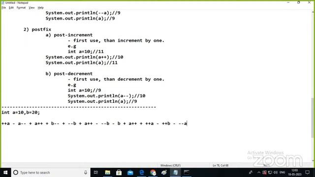 Day 1: Introduction to JAVA Programming Language смотреть онлайн