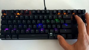 Переключение режимов подсветки у клавиатуры SVEN KB-G9150