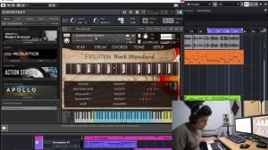 Performance solo Guitar Evolution Rock Standard- Kontakt