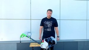 Легкая чистка дорожек от снега. Компактный электрический снегоуборщик REDVERG RD-ESB35/1600