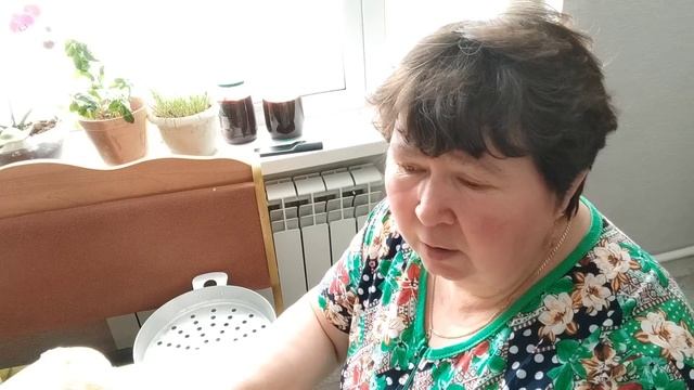 Манты с двумя начинками.