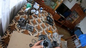 Разборка старого двигателя мотокосы (бензокосы) и его дефектовка.