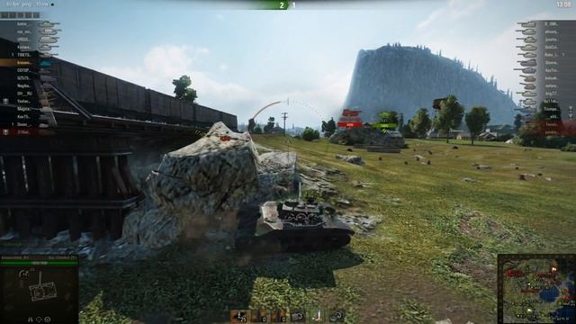 Быстрый Батчат!Раш по центру | World of Tanks смотреть онлайн