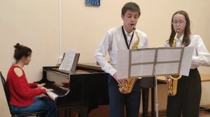 ДУЭТ САКСОФОНОВ Вера Горина, Сандуляк Захар И Дунаевский Лунный вальс