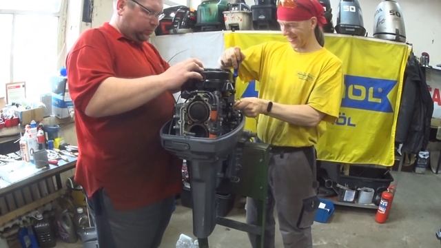 Кто ждал сломанную Ямаху?? ПОЛУЧИТЕ!!! (Yamaha 9.9 MHS) смотреть онлайн