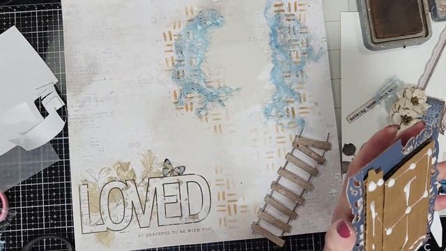 Loved Mixed Media Scrapbooking Layout- My Creative Scrapbook смотреть онлайн