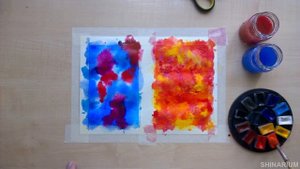 Картина акварелью (абстракция)