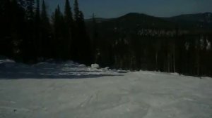 Горная Саланга -1 трасса для начинающих