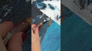 Процесс рисования картины/ Acrylic painting