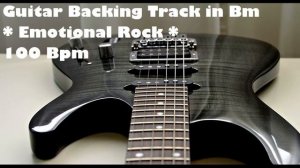 Guitar backing track in Bm (100 bpm)