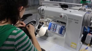 Втачивание рукава в пройму Durkopp Adler 650