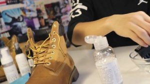 Как почистить ботинки Timberland?