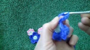 ПРОСТОЙ ЦВЕТОК КРЮЧКОМ/ КАК СВЯЗАТЬ ЦВЕТОЧЕК КРЮЧКОМ/ Crochet flowers/