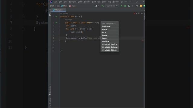 The sum of first 10natural number in java||Java programming|| BN College ||Patna University #java смотреть онлайн