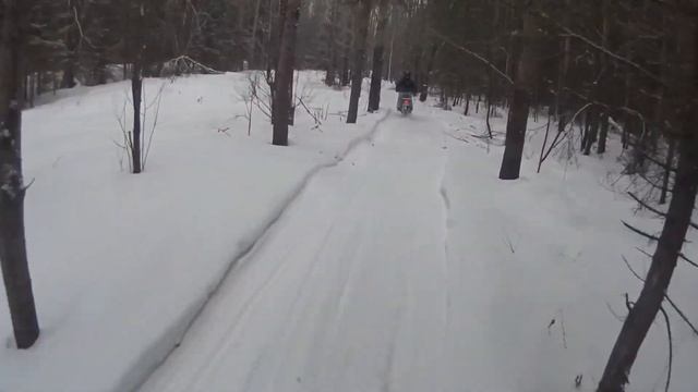 Прокатились по снегу на Honda super cub 50, Patron Amagi 250 и Kayo. смотреть онлайн