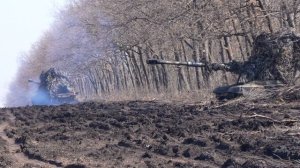 Уничтожению бронетехники и артиллерии с помощью САУ 2С-19 «Мста-С» в зоне проведения СВО