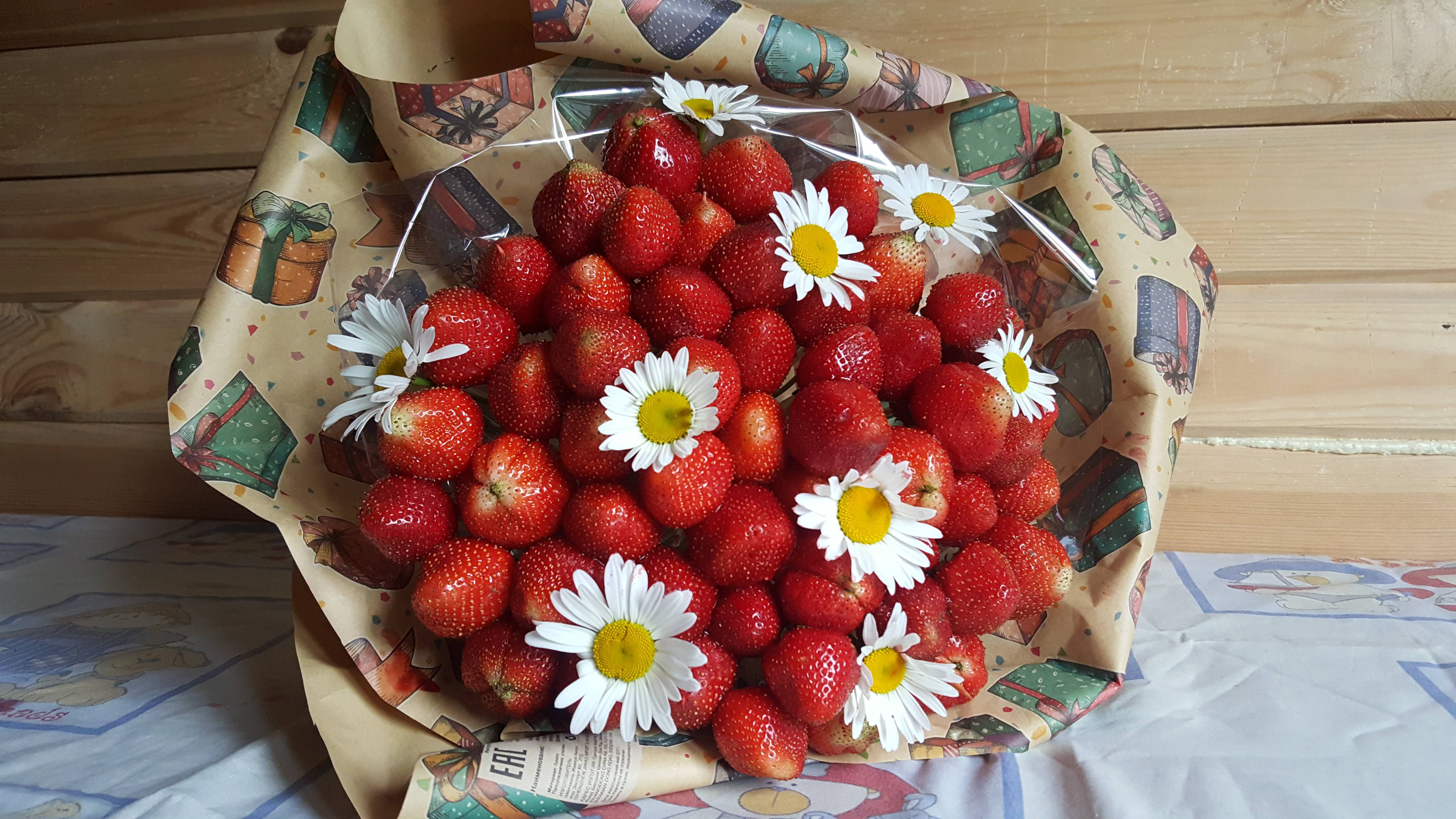 Как сделать Букет из клубники