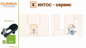 Фиксаторы положения шиберов RC/RCM