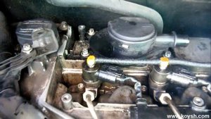 Процедура перед демонтажом форсунок на MERCEDES-BENZ VITO