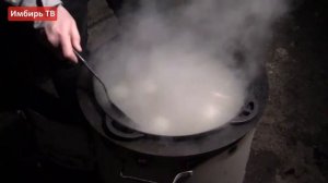 Уха из толстолобика в казане - Имбирь ТВ