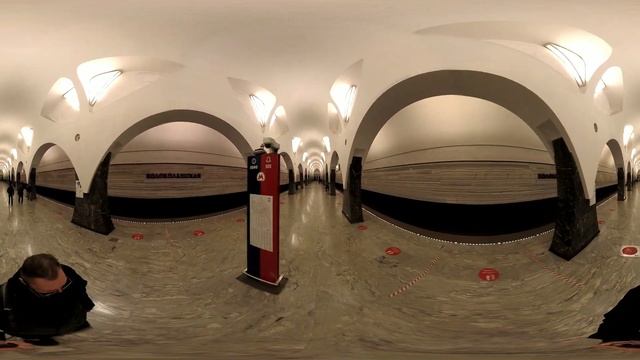 Волоколамская. Московское Метро. 4К 360 VR Video. Moscow Subway. смотреть онлайн