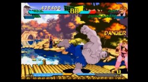 Marvel Super Heroes vs. Street Fighter. PS1. Walkthrough (Hulk)