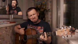 Очень красивая песня   Падал белый снег   Артур Руденко   Максим Куст   Кавер под гитару   Казлитин